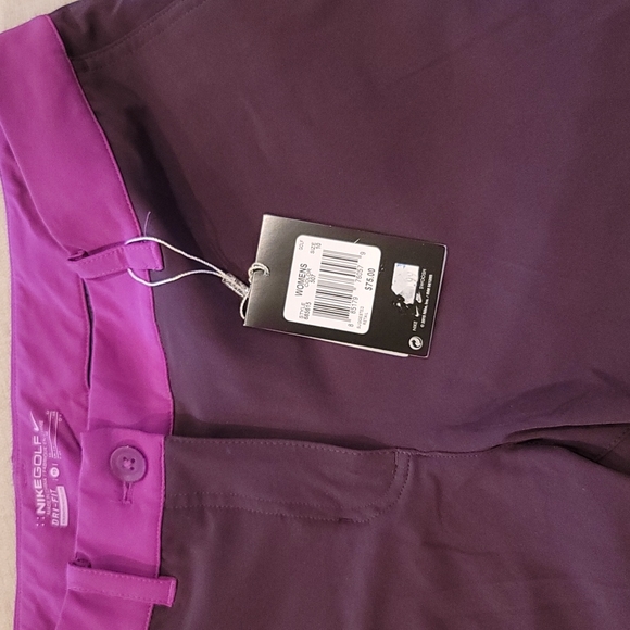 Nike DriFit Golf Shorts Purple Size 10 NWT - Picture 2 of 2